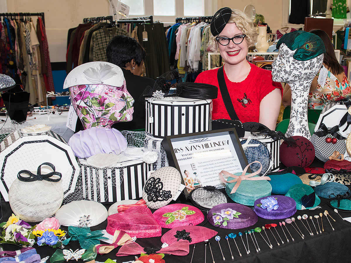 millinery at do you vintage? vintage and craft fair